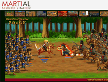 Tablet Screenshot of martialstudio.com
